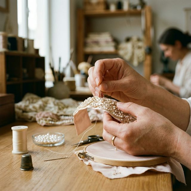 Detalles en costura de accesorios
