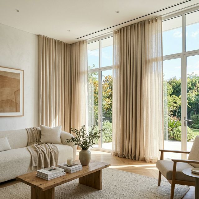 Cortinas a medida translúcidas